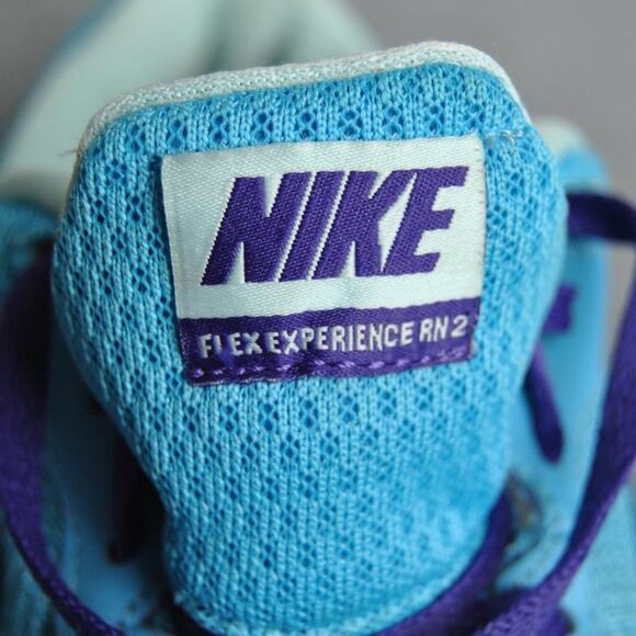 Nike Flex Experience RN 2 Athletic Shoe Blue & Purple Size: 7.5 - Picture 4 of 8